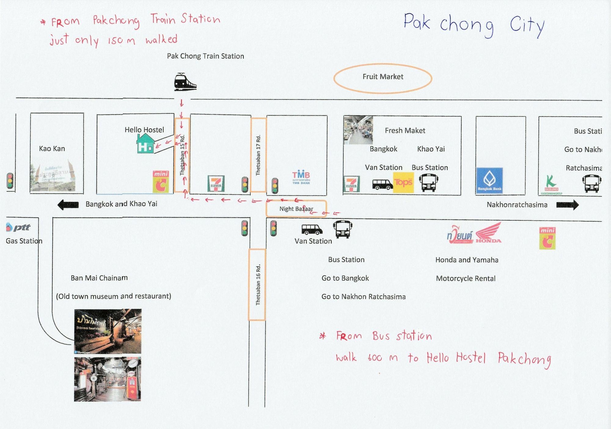 Hello Hostel Pak Chong Екстериор снимка